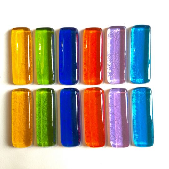 Artisanart Coffret De 12 Porte Couteaux Couleurs Vives