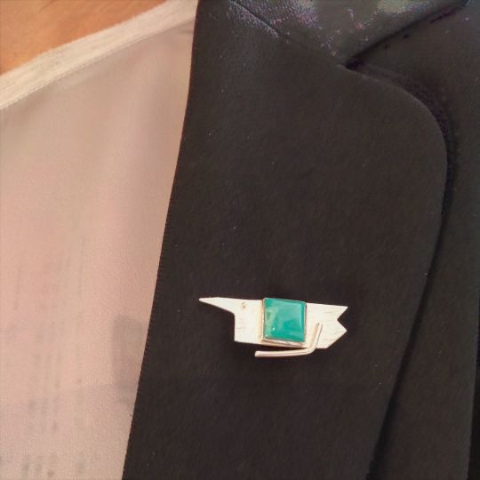 Broche Géométrique En Alliage Fausses Perles Style Gothique - France