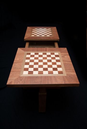 Artisanart Table D Echec Realisee Par L Atelier Bdm