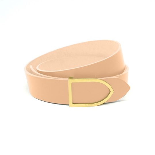 Ceinture sangle jaune sale