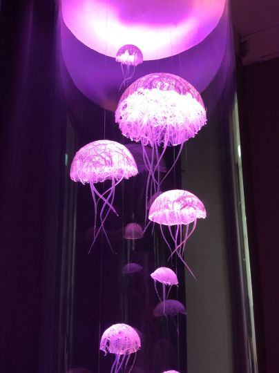 Artisanart Lampe Objet D Art Sculptures Meduses Papier Miki Nakamura