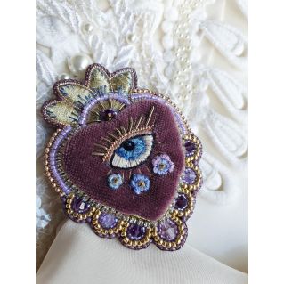 Broche Ex Voto l'âme à l'oeil