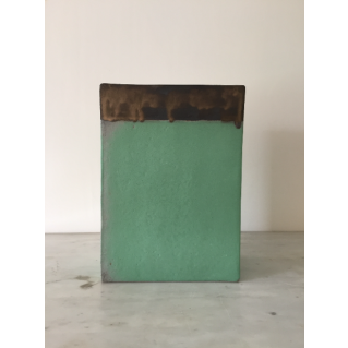 Vase rectangulaire, collection Vert Antique