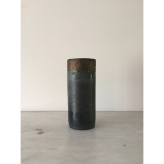 Grand vase tube, collection Encre Bleue 