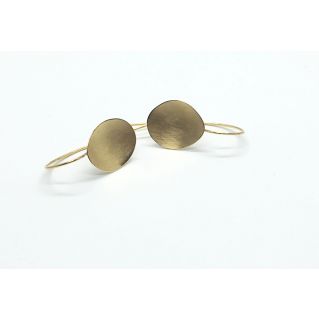 Boucles d'oreilles "Galet" vermeil