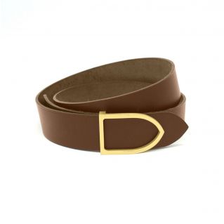 Ceinture "sangle U" laiton cappucino