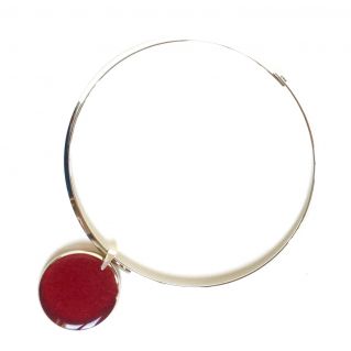 Pendentif PLEINE LUNE rouge