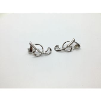 Boucles d'oreilles "deux volutes"