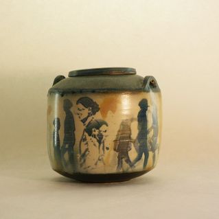 “Foule” Short Earthenware Jar