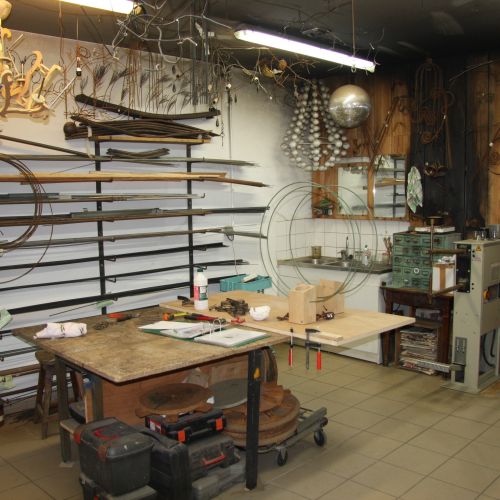 Atelier de Benoît Vieubled, créateur de luminaires 